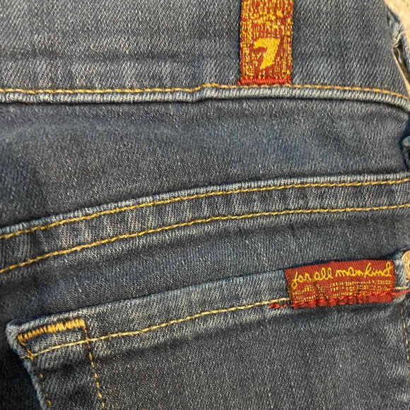 7 For All Mankind the Modern Straight jeans in dark wash size 25 good condition - Picture 3 of 6